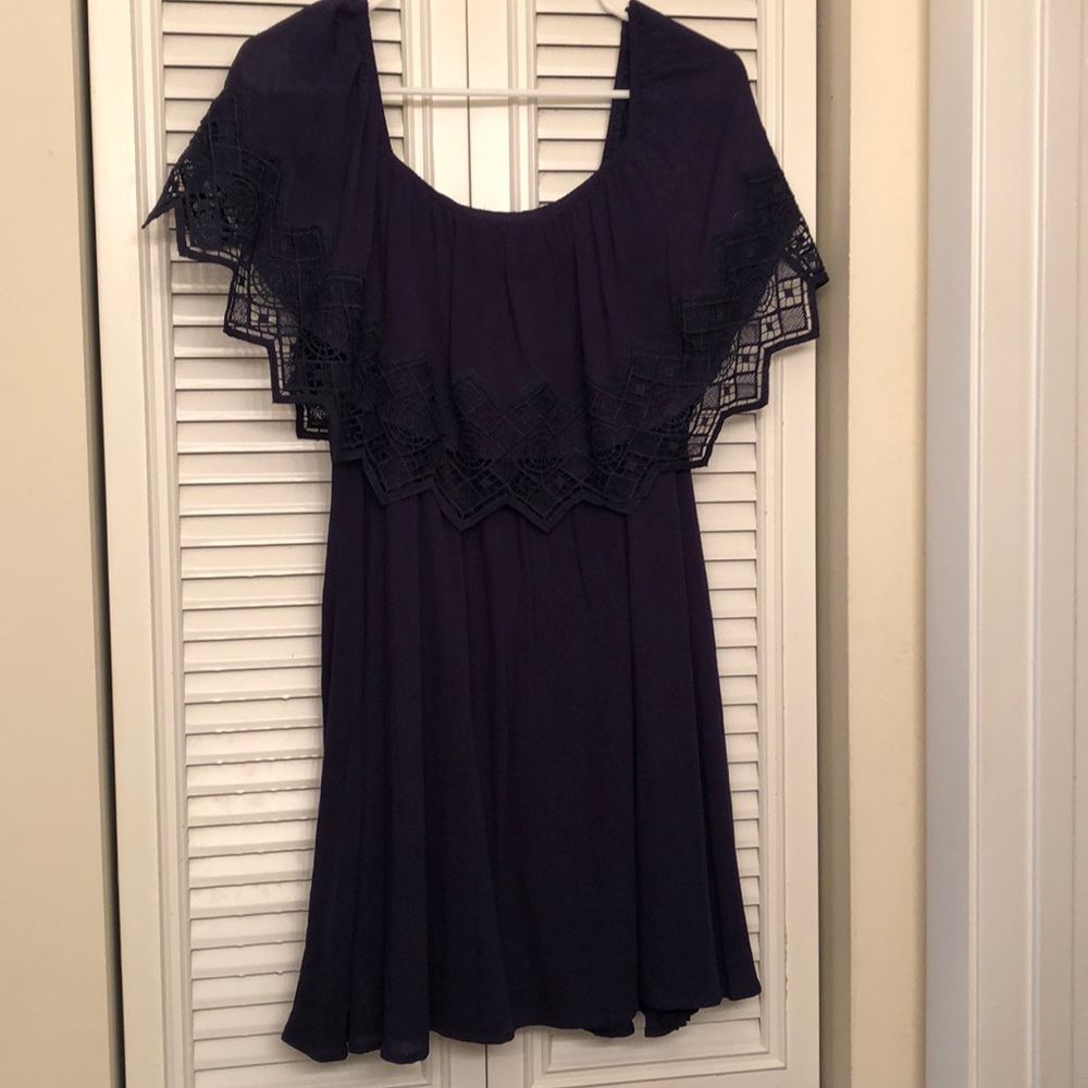 Love Fire L Navy Blue dress